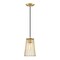 Designers Fountain Liana 60 Watt 1-Light Brushed Gold Glam Pendant Light with Wire Cage Shade D328M-6PA-BG - alternate 4